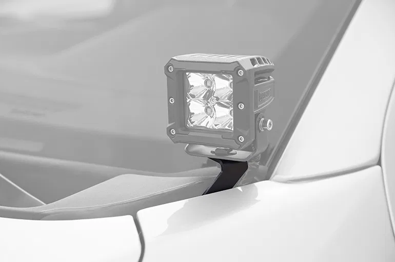 DZ1071 – DEE ZEE Driving/ Fog Light Mounting Bracket, Bolt-On Texture Black Mounts 1 Light Each Black Steel Set Of 2 ...